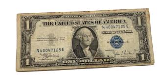 VINTAGE 1935-C STAR NOTE $1 SILVER CERTIFICATE ONE DOLLAR ...