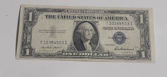 1935 F One Dollar Bill Silver Certificate Average Circulated ...