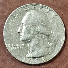 1982 Error Washington Quarter Filled Mint, COD We Trust ...