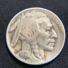 RARE! 1934 “D” US 5c Five Cent Buffalo/Indian Head Nickel ...