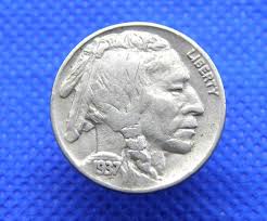 U.S.A. 1937 FIVE CENT COIN - United States Coin - Indian ...