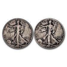 Buy 1916-1947 Walking Liberty Half Dollars Avg Cir | APMEX