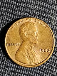 1982 Penny Errors No Mint Mark, Struck Off Center, Letter On Rim, Close AM 3.1g | eBay