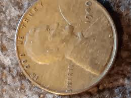 Error 1940 L on rim penny