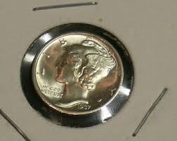 1937-D Brilliant Uncirculated Mercury Dime - Sharp Band ...