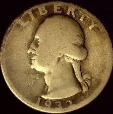 1932-D Washington Quarter Dollar - 90% Silver - RARE KEY ...