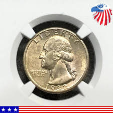 1932 D Washington Quarter Dollar Silver Plated Authentic ...