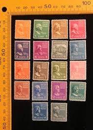 Presidential US 1938 Set of 18, MNH, Scott 803 to 820 - Etsy