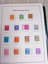 1938 Presidential Series Stamps Set of 20 | eBay