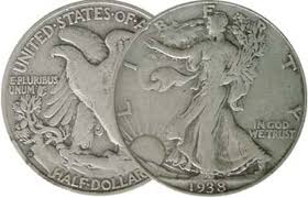 1938-D Walking Liberty Silver Half Dollar Good ...