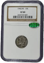 1942/41 NGC XF40 Mercury Dime with CAC Label | eBay