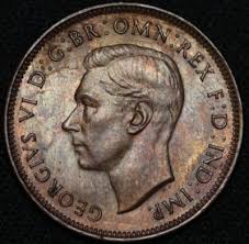 AUSTRALIA ~ 1939 ~ 1/2 Penny ~ RARE GRADE ~ Foreign Coin ...