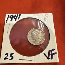 1941 P MERCURY DIME SILVER VF | EstateSales.org