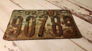 1932 Quebec Licence Plates Vintage Quebec Licence Plate. Shorter 5 Number Plate.plaque Immatriculation Du Quebec Ancienne - Etsy Israel