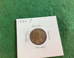 1950-P - Lincoln Wheat Cent Penny - Coin No 13536 - in a ...