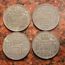 1941 BELGIUM 5 FRANCS COIN (DUTCH TEXT) 1 PER SALE, PICKED ...