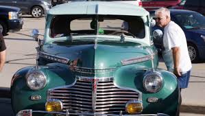 Vintage cars weekly show at the Plymouth McDonald's