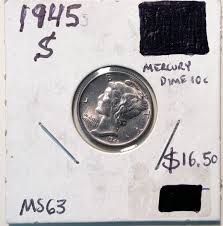1945-S United States Mercury Dime 10c | eBay