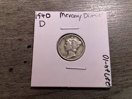 1940-D Mercury Silver Dime from the Denver Mint-Fine Condition-122724-10 | eBay