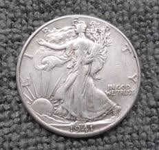 1941 Liberty Walking Silver Half Dollar, United States of ...