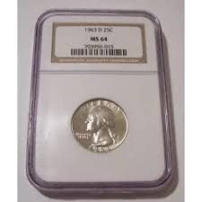 Us Mint | Other | 963 D Washington Quarter Ms64 Ngc | Poshmark