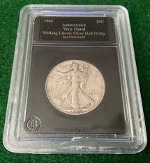 1945 D Silver Walking Liberty Half Dollar ; T17 | eBay