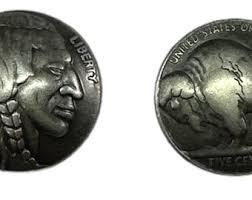 25 Indian Head or Buffalo Nickel Upholstery Tacks Nails 7/8 ...