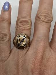Antique Virginia 1929 Reedville High School class ring 10k yellow gold enamel 8g | eBay
