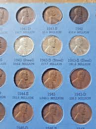 COMPLETE 1941-1962 P-D-S LINCOLN CENT SET (59 COINS) IN ...