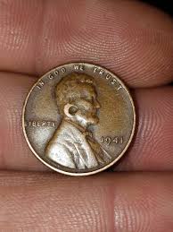 Error coin 1941 wheat penny