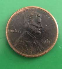 2011 Penny One Side Dark Other Side Red | eBay