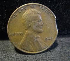 1941 Lincoln Wheat Cent - Clipped Planchet! ENN COINS | eBay