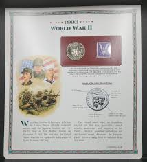 1993 World War II Commemorative Half Dollar Coin & Stamp Set #850 | eBay