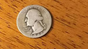 A 1942 Silver Quarter : r/Wellworn