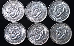 One Australian Shilling 1943 .925 Silver CC 1005