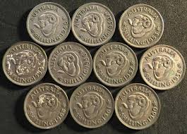 10 X AUSTRALIAN Florins-All 50% Silver- All Different Dates- Over 1.8Ozs Silver $0.99 - PicClick AU