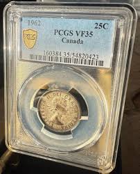 Circulated Grade VF 35 Canadian Twenty-Five Cents for sale | eBay