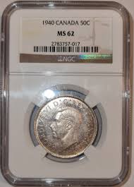 CANADA / 1940 50 Cents George VI - NGC MS62 !!! | eBay