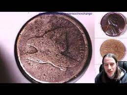 Coin Video of Roll of 50 161 + year old Flying Eagle Cents in flips. 000045 - YouTube