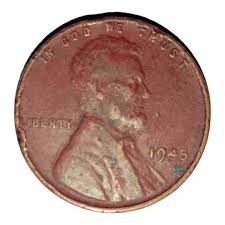 1945 Wheat Penny No Mint Mark L On Rim | eBay