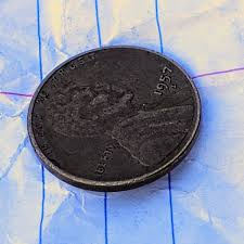 1957-D Lincoln Wheat Penny ** L on rim error** | eBay