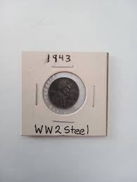 1943 Steel Penny No Mint Mark Lincoln Wheat Wartime Edition ...