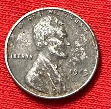 1943-P ERROR **WEAK "4" ** LINCOLN CENT NICE HIGH GRADE COIN ...