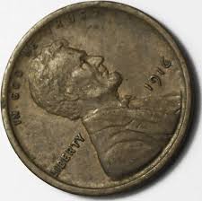 1916 1c Lincoln Wheat Cent Philadelphia Penny – Precious ...