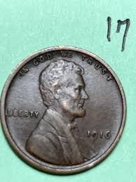 1916 LINCOLN WHEAT CENT, high great condition coin, XF, nice ...