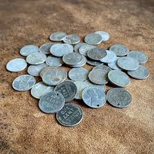 Steel Wheat Penny, 1943 Wartime Cent With Pre-drilled Holes ...