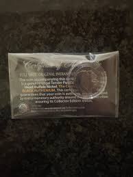 Full 1930s Date Buffalo Indian Head Nickel Black Ruthenium ...