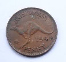 1944 George VI Australia 1d One Penny Coin - Etsy