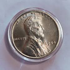 1944 Lincoln Wheat Penny D Mint Mark One Cent Coin Rim ...
