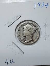 1934 Mercury Dime Silver | eBay